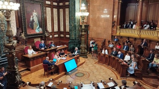 El pleno del Ayuntamiento de Barcelona
