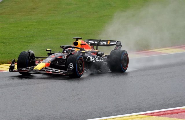 El neerlandés Max Verstappen (Red Bull), en el GP de Bélgica 2023. 