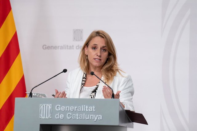 La consellera d'Economia i Hisenda de la Generalitat, Natàlia Mas