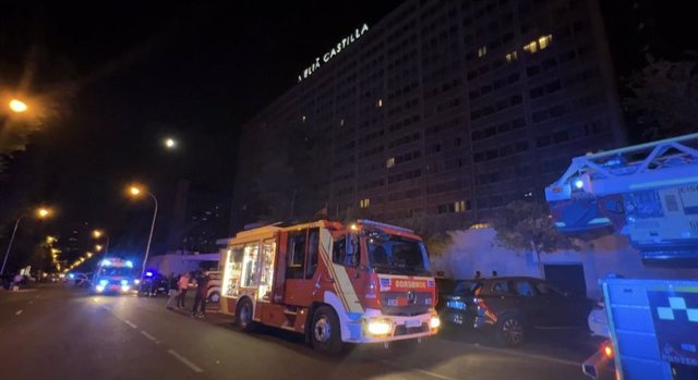 Incendio en la cocina del hotel Meliá de Tetuán