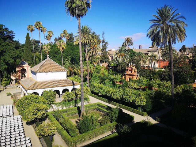 Archivo - Jardines del Alcázar de Sevilla.