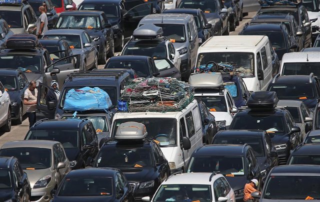 Tráfico en el Puerto de Algeciras en el marco de la OPE 2023. A 30 de julio de 2023 en Algeciras (Cádiz, Andalucía, España). 