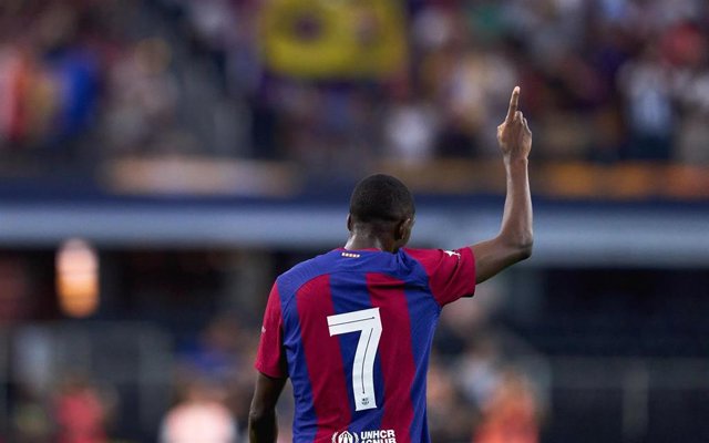 El jugador Ousmane Dembélé en el partido entre Barça y Real Madrid de la gira de pretemporada en Estados Unidos