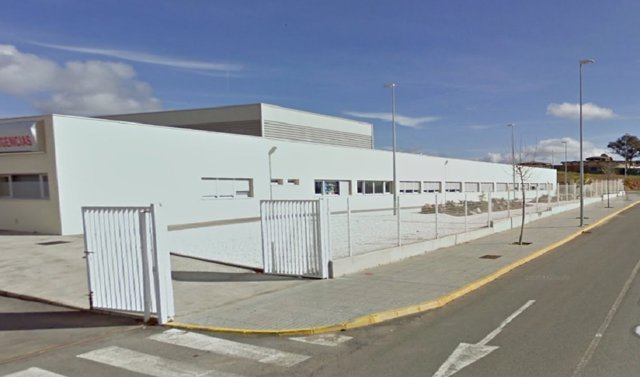 Acceso a Urgencias del Hospital de Peñarroya-Pueblonuevo.