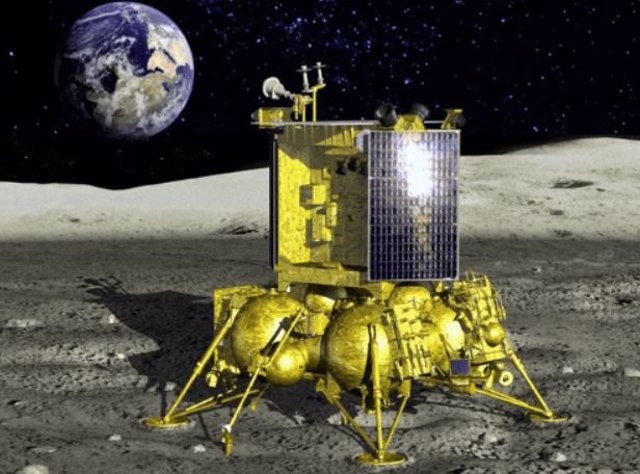 Ilustración de la misión Luna 25