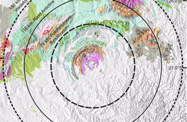 Los cráteres de impacto y sus estructuras más amplias pueden verse en un mapa geológico, como una diana. Pero, ¿qué rastros geofísicos quedan en los bordes más externos de la estructura?