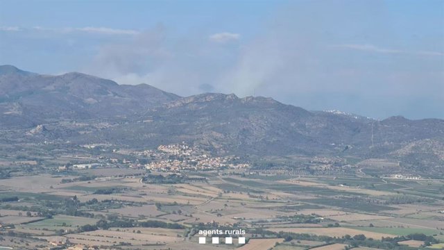 L'incendi de Portbou (Girona)