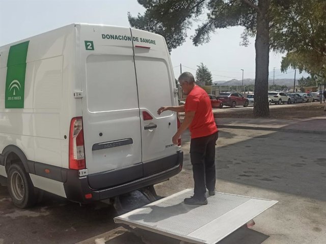 Unidad móvil para colectas de sangre