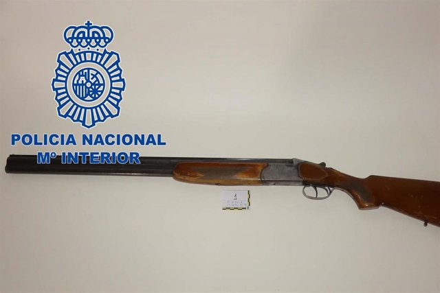 Archivo - Imagen de una escopeta intervenida