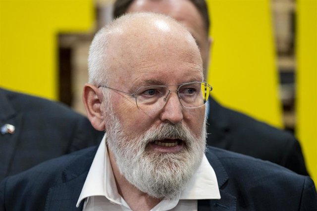 Archivo - Frans Timmermans, vicepresidente de la Comisión Europea