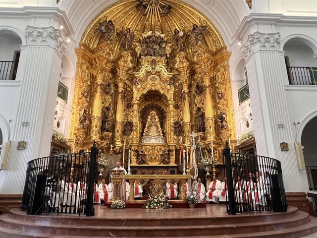 Archivo - Celebración de la Función del Voto del Rocío Chico (Huelva) en agosto de 2022.