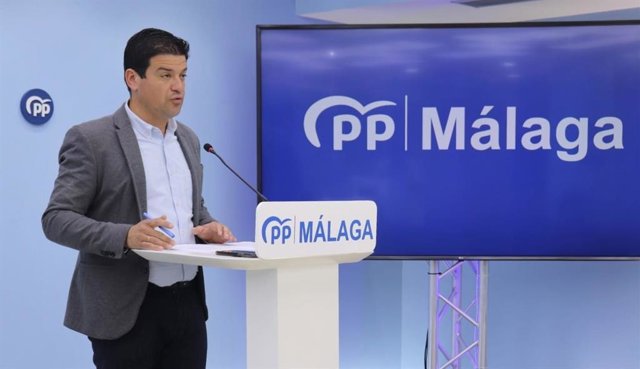 El coordinador general del PP de Málaga, Cristóbal Ortega,  en una imagen de archivo