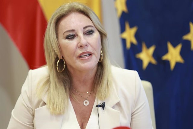 La consejera de Economía, Carolina España, en una imagen de archivo de una entrevista con Europa Press. 