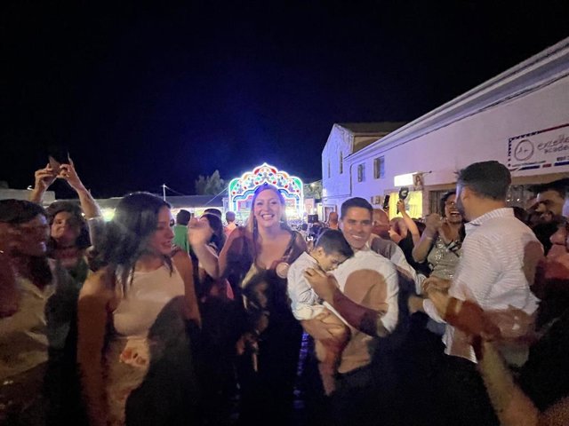 Inauguración de la Feria de Valverde del Camino (Huelva).