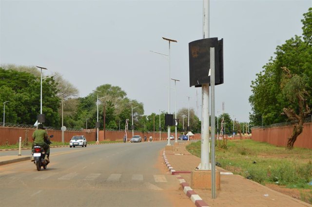Una calle de la capital de Níger, Niamey