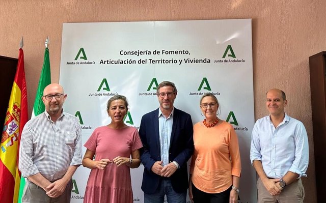 Reunión con responsables del Colegio de Arquitectos de Jaén.