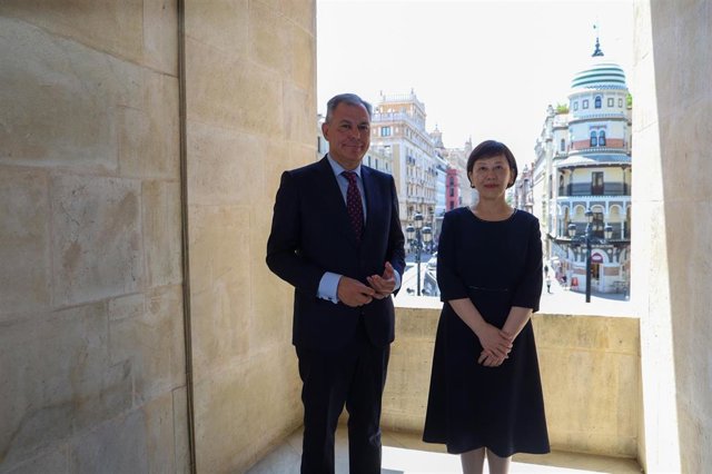 Archivo - Sanz viajará a Pekín a finales de agosto para impulsar la cooperación entre ambas ciudades