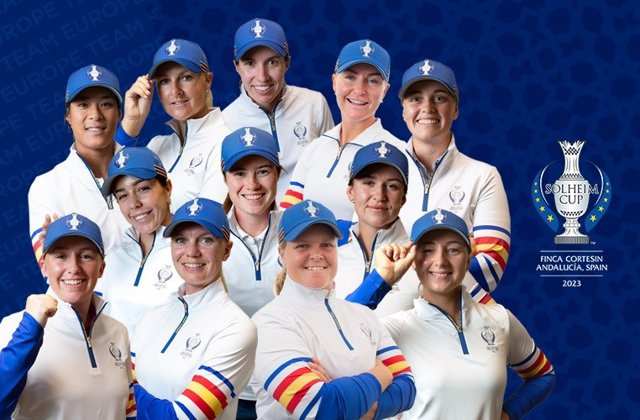 Componentes del equipo europeo para la Solheim Cup 2023.