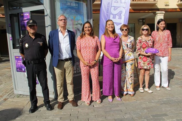 Presentación de la campaña de los Puntos Morados para San Antolín.
