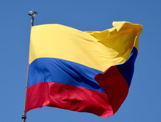 Archivo - Bandera de Colombia en Cartagena, Colombia (Archivo)