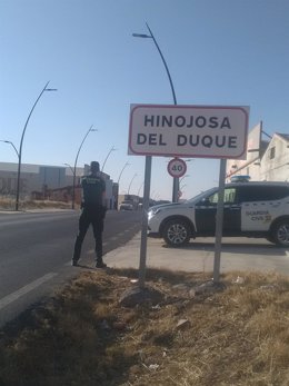 Archivo - Guardia Civil en Hinojosa del Duque.