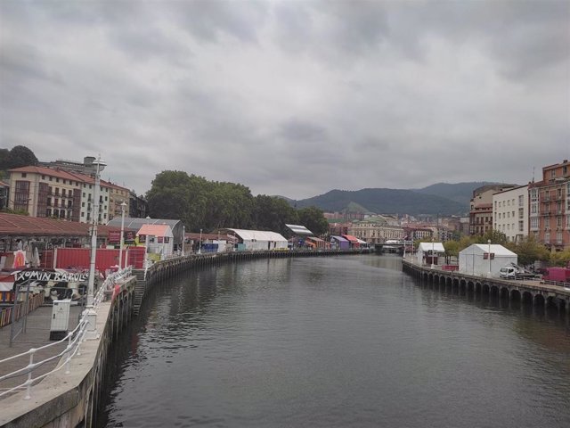 Cielo muy nuboso en Bilbao