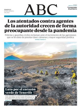 Portada de ABC del domingo 27 de agosto de 2023