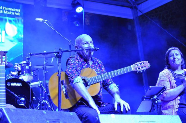 Ruibal y Uxía en el Festival Folk de Plasencia 2023