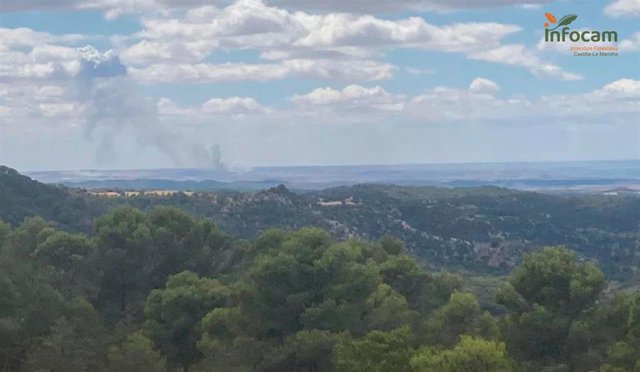 Incendio en Zarza de Tajo