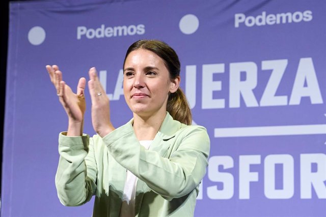 Archivo - La ministra de Igualdad, Irene Montero.