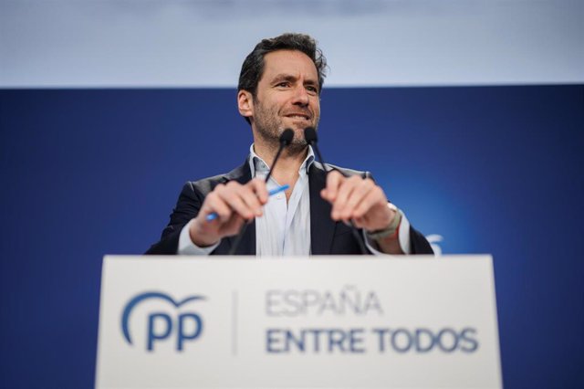 Archivo - El portavoz del comité de campaña del PP, Borja Sémper, a 13 de febrero de 2023, en Madrid (España).