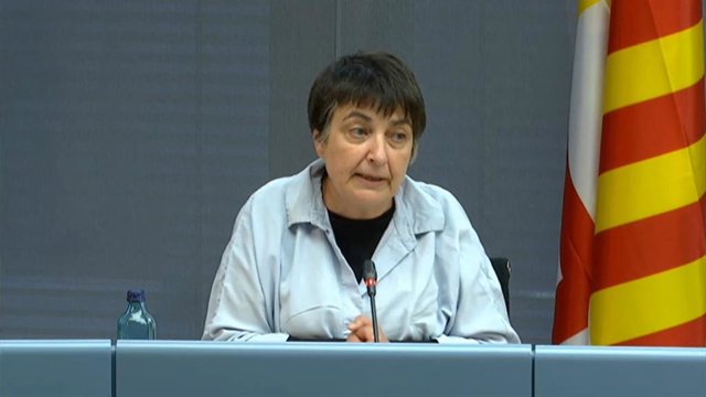 Archivo - La concejal de Barcelona Rosa Alarcón, en rueda de prensa. Archivo.