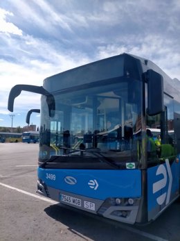 Autobús de la flota de la Empresa Municipal de Transportes (EMT) de Madrid