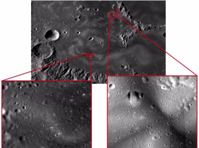 Äreas De La Superficie Lunar Sometidas Al Estudio