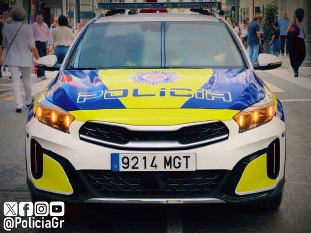 Vehículo de la Policía Local de Granada.