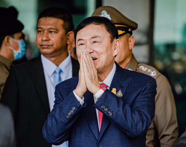 Thaksin Shinawatra, ex primer ministro de Tailandia, tras volver del exilio