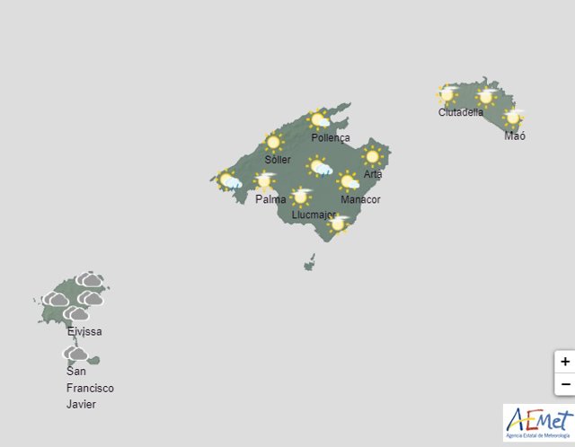 El tiempo hoy sábado, 2 de septiembre, en Baleares