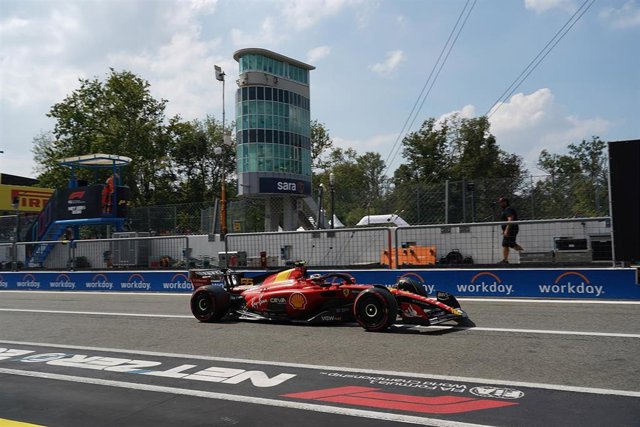 Carlos Sainz durante el Gran Premio de Italia 2023