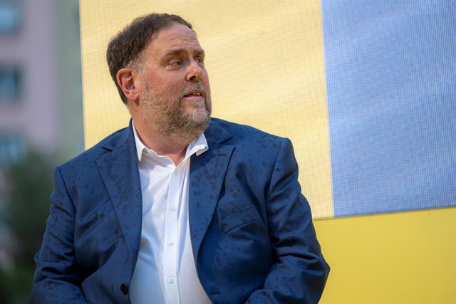 Archivo - Oriol Junqueras durant la campanya electoral