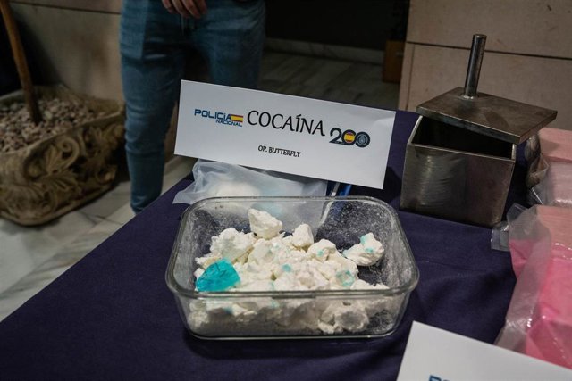 Archivo - Imagen de archivo de cocaína intervenida
