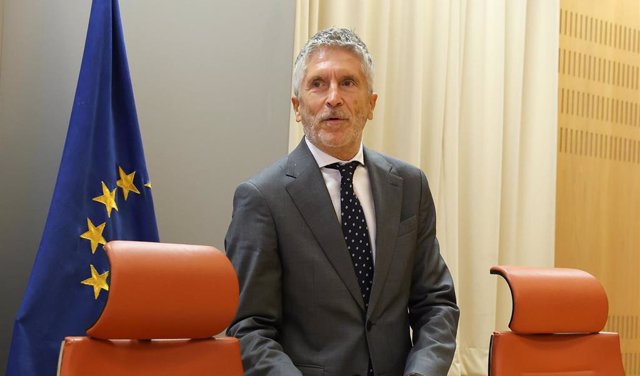El ministro del Interior en funciones, Fernando Grande-Marlaska, 