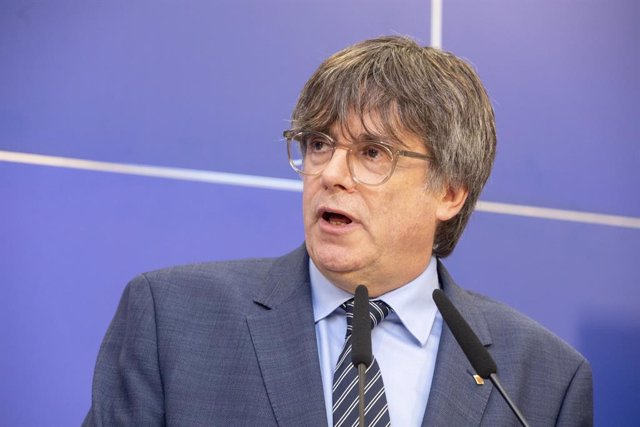 Archivo - L'expresident de la Generalitat i eurodiputat de Junts, Carles Puigdemont