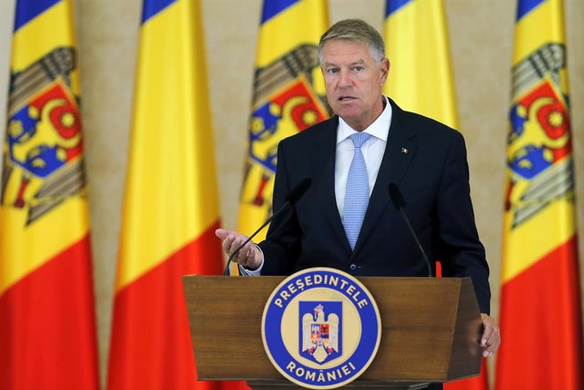 Archivo - El president de Romania, Klaus Iohannis