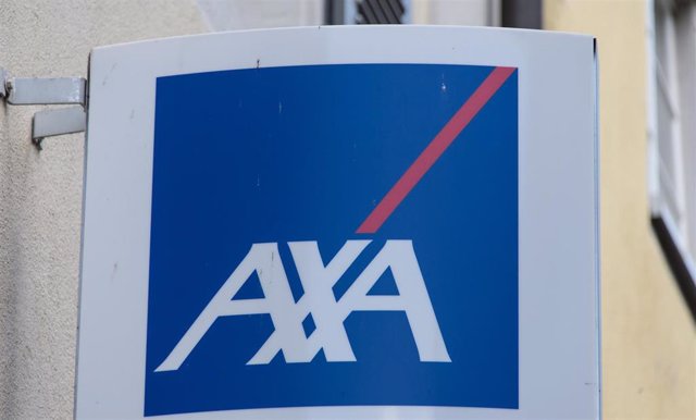 Archivo - Logo del grupo asegurador Axa.