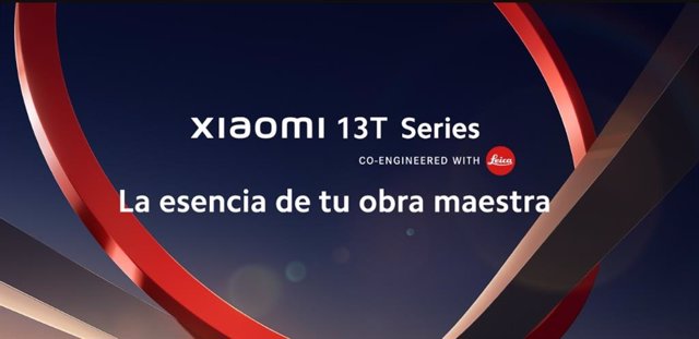 Cartel de la presentación de la serie Xiaomi 13T