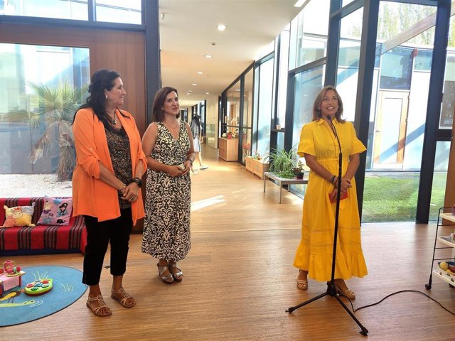 Paloma Espinosa, Sara Fernández y Natalia Chueca.