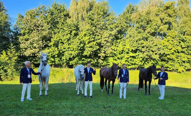 Severo Jurado López, Alejandro Sánchez del Barco, José Daniel Martín Dockx y Juan Antonio Jiménez Cobo.