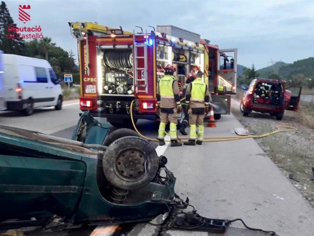 Imagen del accidente en Borriol