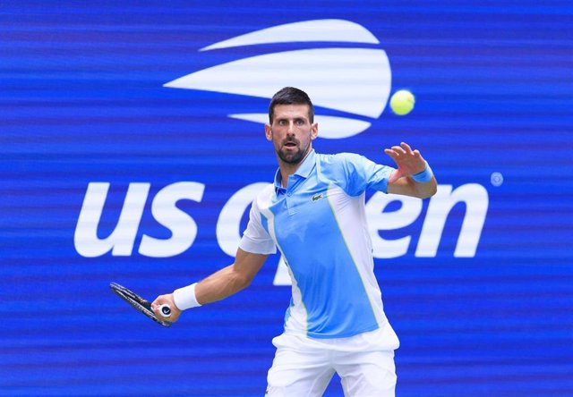 Novak Djokovic, durante un partido en el US Open.