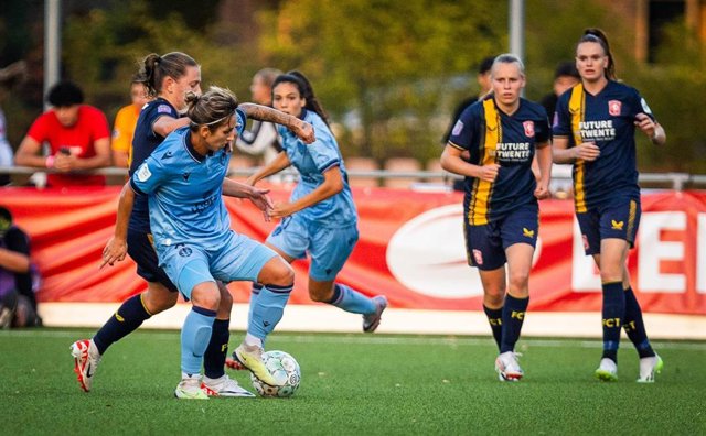 Andonova Natasa, durante un partido con el Levante UD.